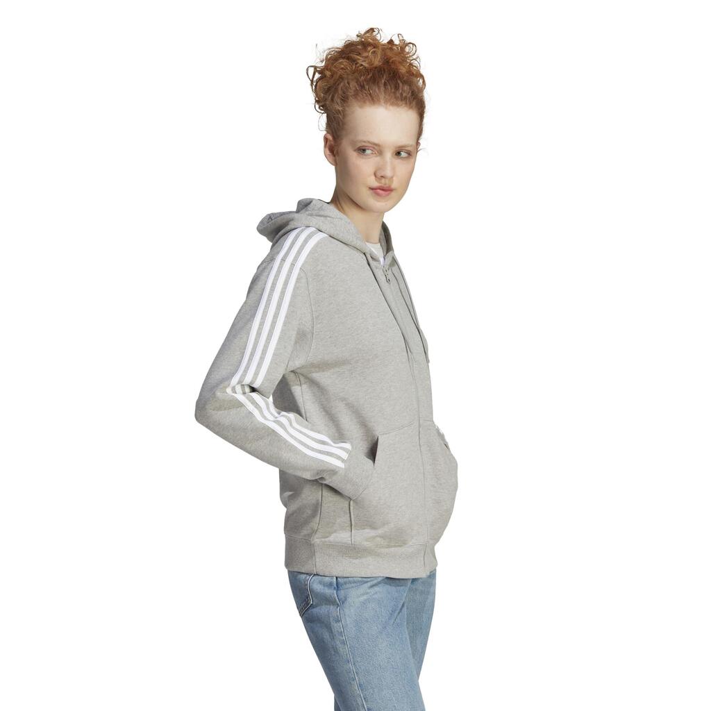 Women's Low-Impact Fitness Hoodie - Grey